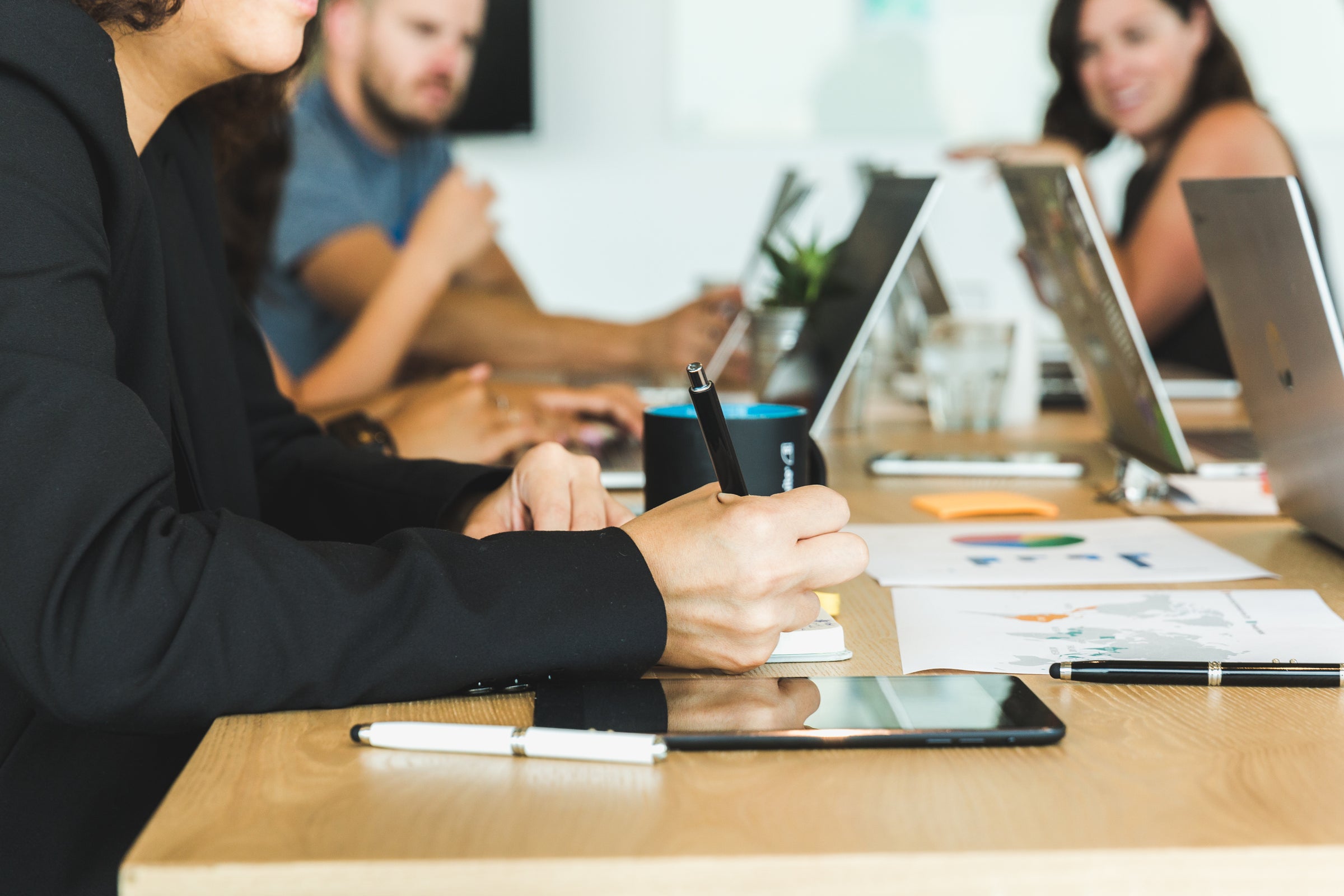 Image Of Owners of Small Businesses On A Video Production Launch Meeting